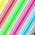 Colored stripes