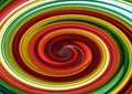Colored swirl chrome background wallpaper Royalty Free Stock Photo