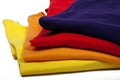 Colored t-shirts Royalty Free Stock Photo