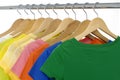 Colored Tee Royalty Free Stock Photo