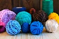 Colored thread and yarn