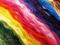 Colored threads Royalty Free Stock Photo