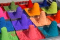 Colored tika powder