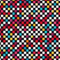 Colored tiles seamless pattern Royalty Free Stock Photo