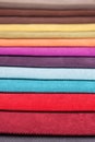 Colored tissue samples Royalty Free Stock Photo