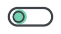 Colored Toggle Switch Button Control Element Icon, vector design Generative AI Royalty Free Stock Photo