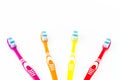Colored toothbrushes Royalty Free Stock Photo
