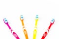Colored toothbrushes Royalty Free Stock Photo