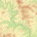 Colored Topographic map