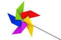 Colored Toy Pinwheel Windmill Royalty Free Stock Photo