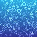 Colored transparent bokeh bubbles on an abstract background. Vector Royalty Free Stock Photo