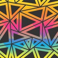 Colored triangle pattern