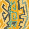 Colored trible geometric pattern