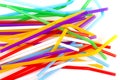 Colored tubules Royalty Free Stock Photo
