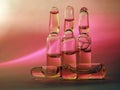 Colored vials Royalty Free Stock Photo