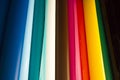 Colored vinyl rolls Royalty Free Stock Photo
