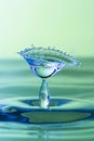 colored water drop Royalty Free Stock Photo