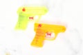 water pistol green on white background isolated Royalty Free Stock Photo