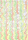 Colored waves on a white background. Wavy lines on a white background. Brush strokes. Royalty Free Stock Photo