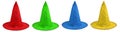 Colored witch hats Royalty Free Stock Photo