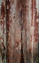 Colored wood background with peeling old paint Royalty Free Stock Photo