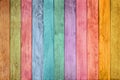 Colored wood background Royalty Free Stock Photo