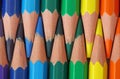 Colored wood-free pencils