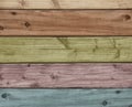 Colored wooden background