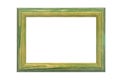 Colored wooden frame