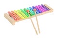 Colored Xylophone, 3D rendering