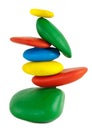 Colorfu Balancing stones Royalty Free Stock Photo