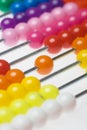 Colorful abacus beads Royalty Free Stock Photo