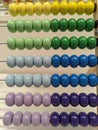 Colorful abacus for counting numbers