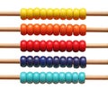 Colorful abacus detail