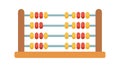 Colorful Abacus for Math Education and Counting Vector, vector design Generative AI Royalty Free Stock Photo