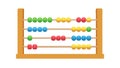 Colorful Abacus for Math Learning, Engaging Tool, vector design Generative AI Royalty Free Stock Photo