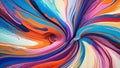 Colorful abstract acrylic painting. Natural dynamic mixture of colors flow background .