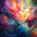 Colorful abstract art