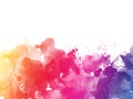 Colorful Abstract artistic watercolor splash background Royalty Free Stock Photo