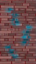 Colorful abstract background with brickwork