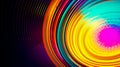 Colorful abstract background with circular design in the middle of the image. Generative AI Royalty Free Stock Photo