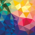 Colorful abstract background with geometric shapes Royalty Free Stock Photo