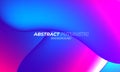 Colorful abstract background with gredient color and dynamic shadow on background. Vector banners background.