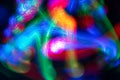 Colorful abstract background image. Drawing with light, motion blur