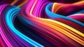 A colorful abstract background with intersecting lines. Generative ai