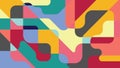 Colorful abstract background. Irregular geometric forms, multiple colours. Vector illustration for background, wallpaper, web.