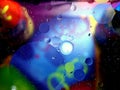 Colorful abstract background from many bubbles Royalty Free Stock Photo