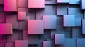 A colorful abstract background with many cubes in different colors, AI Royalty Free Stock Photo