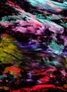 Colorful Abstract Background With Patches Of Paint. Sky And Clouds, Watercolor. Design For Backgrounds, Covers And Packaging