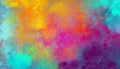 Colorful abstract background. Smears of multi-colored paints.